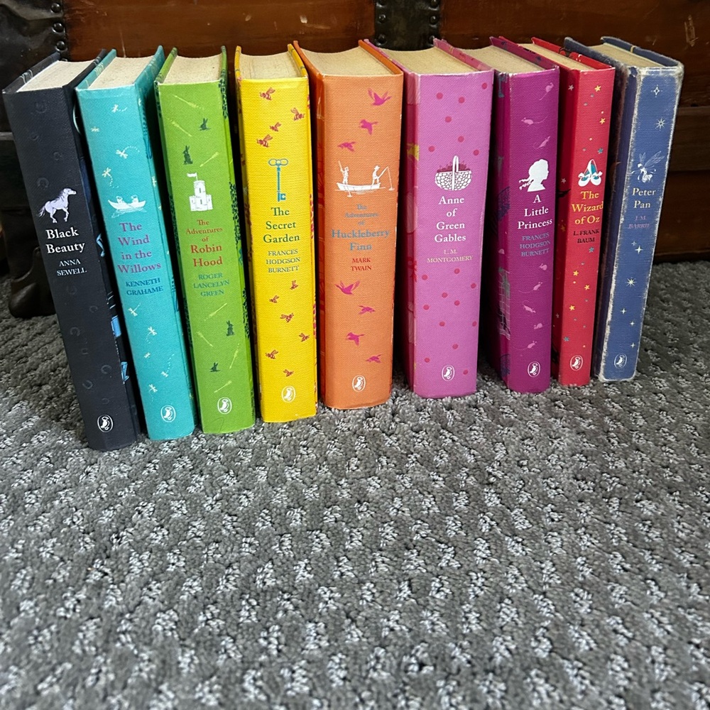 Anthropologie Puffin Deluxe Colorful Classics Children's Book Set